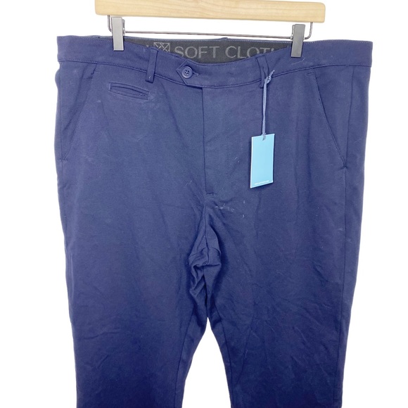 Soft cloth navy blue pants size 40 NWT - Picture 2 of 6